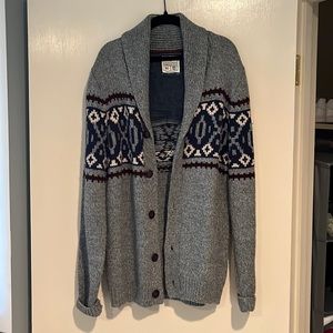 Vintage Grey Cedarwood State Cardigan
